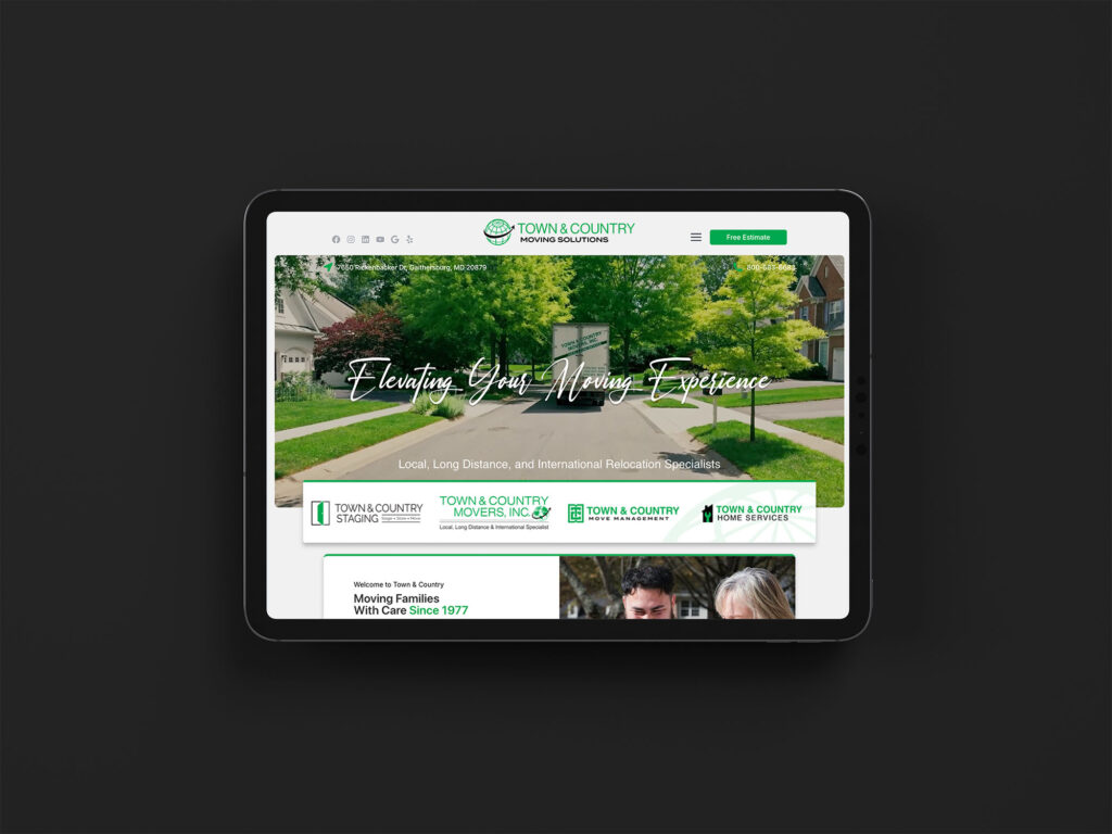 Town & Country Moving Solutions — Ventanix portfolio project